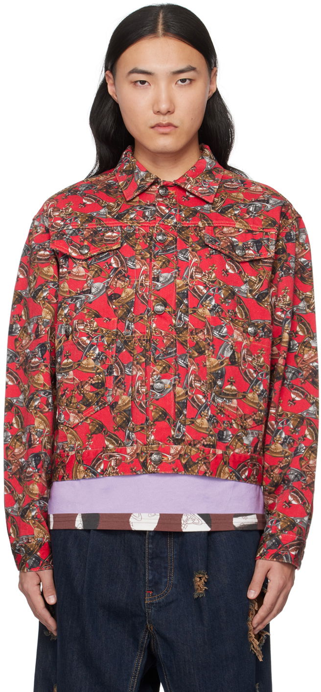 Куртка Vivienne Westwood Marlene Denim Jacket Червоний | 2801000A-W00SD-