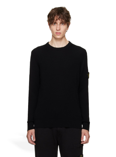 Cветр Stone Island Rib чорний | 7915553C2