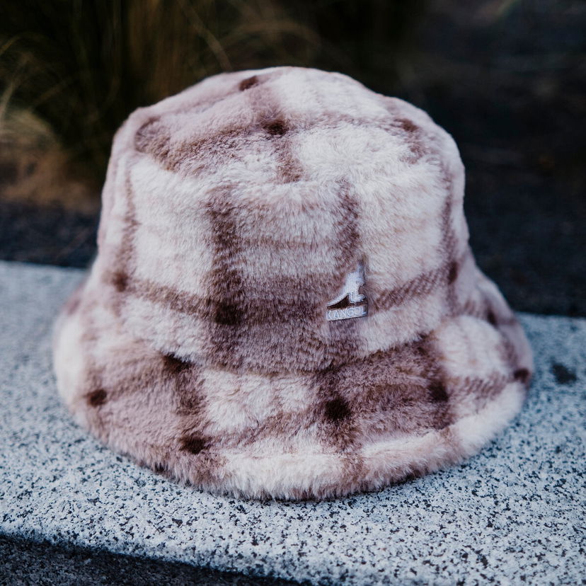 Капелюх Kangol Kangol Faux Fur Bucket Hat Коричневий | K4370-BM266