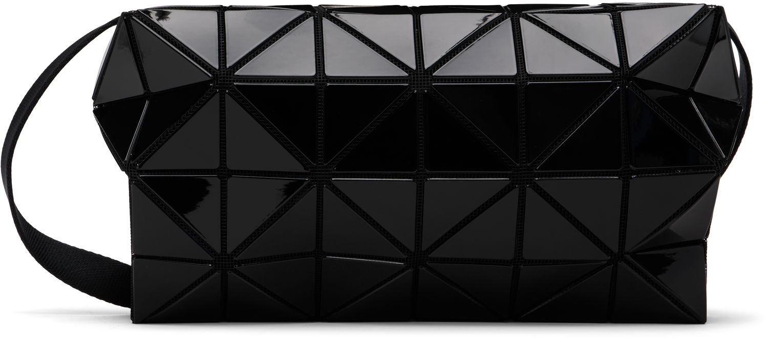 Сумка BAO BAO ISSEY MIYAKE Glossy Triangular Panel Carton Shoulder Bag чорний | BB58AG422, 0