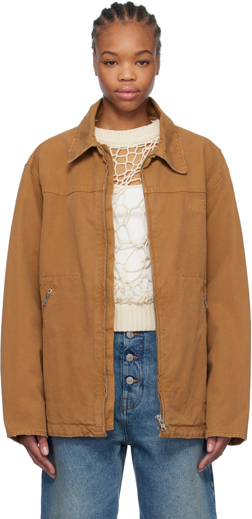 Куртка Maison Margiela MM6 Maison Margiela Canvas Jacket Коричневий | SH0AM0048 M35249