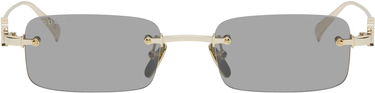 Сонцезахисні окуляри Gucci Gucci 'Gucci' Block Rectangular Sunglasses Металік | GG1808S-003, 0