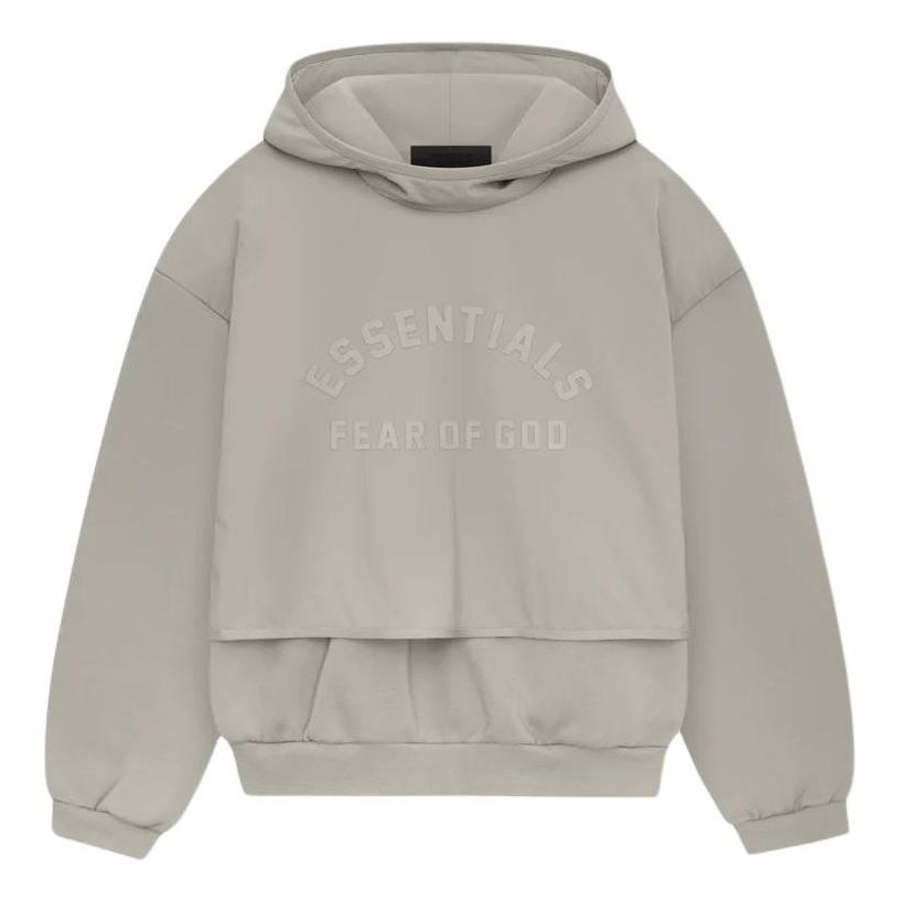 Світшоти Fear of God Fear of God Essentials Nylon Fleece Hoodie Сірий | 202SP244325F
