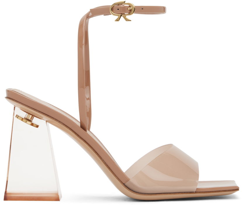 Кросівки та взуття Gianvito Rossi Gianvito Rossi Cosmic Heeled Sandals бежевий | G32208.85PLX.GSV