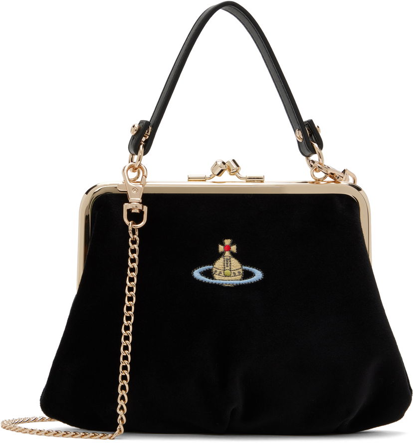Сумочка Vivienne Westwood Granny Frame Bag чорний | 4B01000BW-W00ZL-