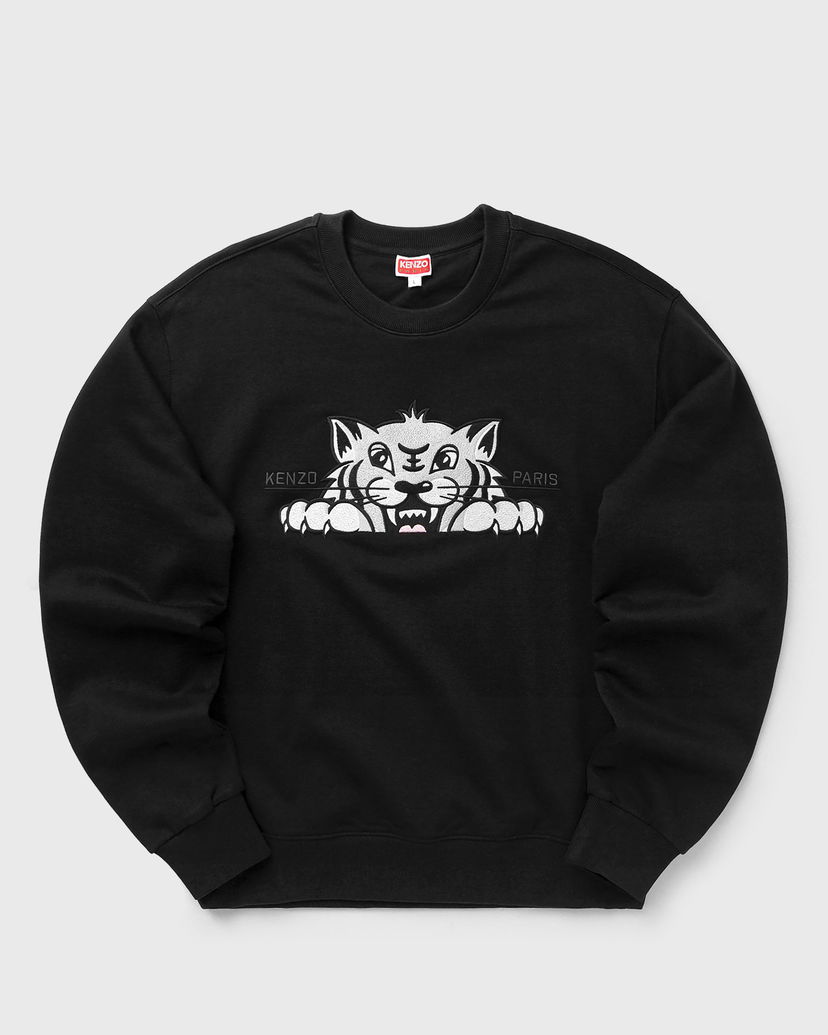 Світшоти KENZO Happy Tiger Embroidered Sweatshirt чорний | FF65SW2654MF.99J