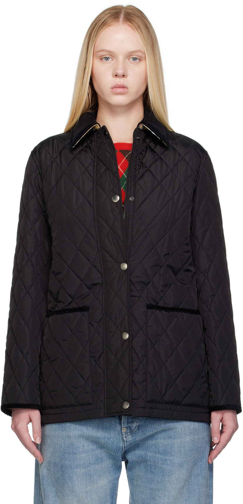 Куртка Burberry Burberry Broadway Quilted Jacket чорний | 8113824