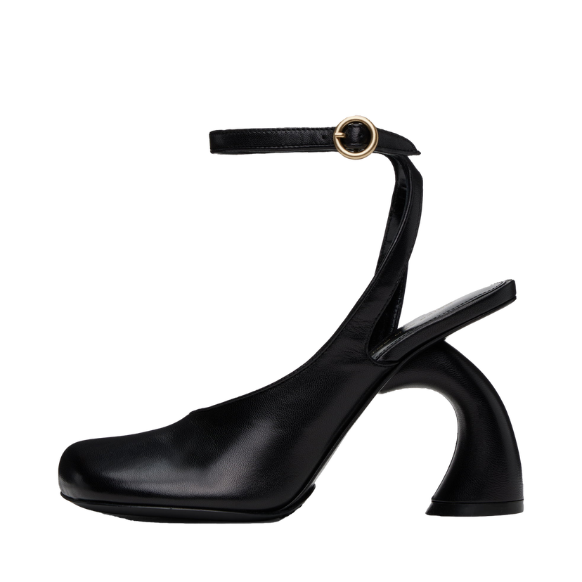 Кросівки та взуття Dries Van Noten Dries Van Noten Asymmetric Slingback Heels чорний | WS251-676-150