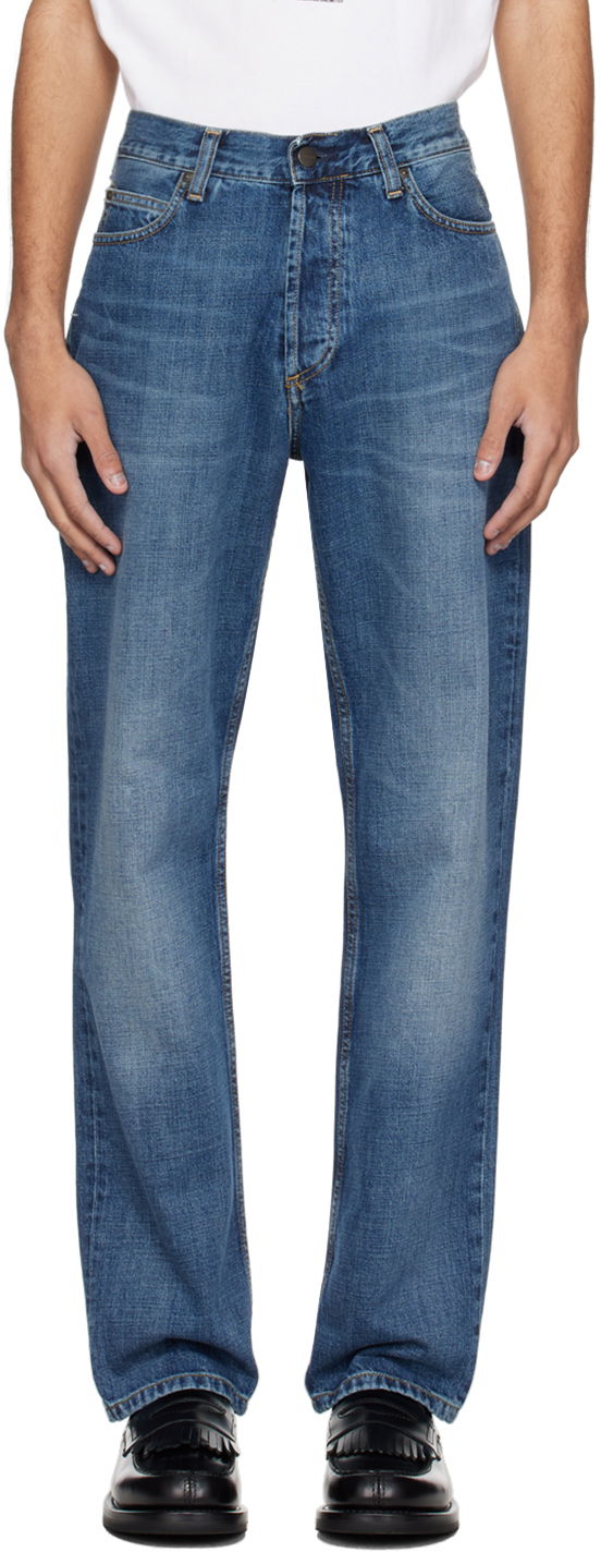 Джинси Carhartt WIP Marlow Relaxed-Fit Jeans Синій | I023029