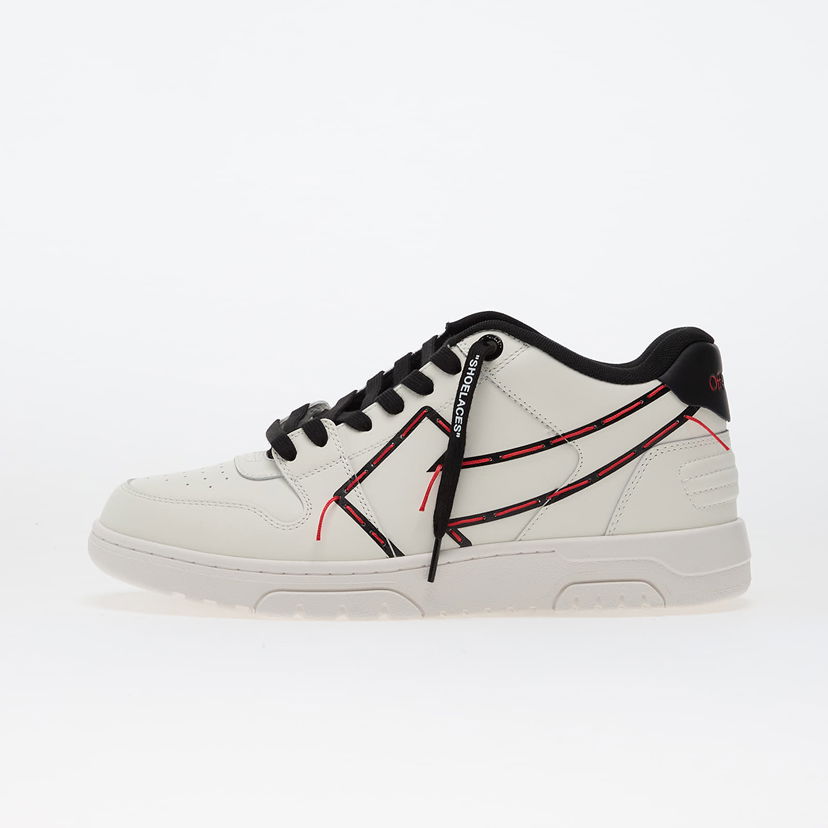 Кросівки та взуття Off-White Ooo Printed & Stitched Arrow White/ Black білий | OMIA189F25LEA00D0110
