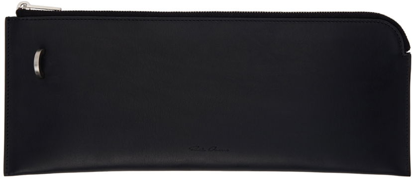Гаманець Rick Owens Black Invite Wallet чорний | RA02D0515 LGE