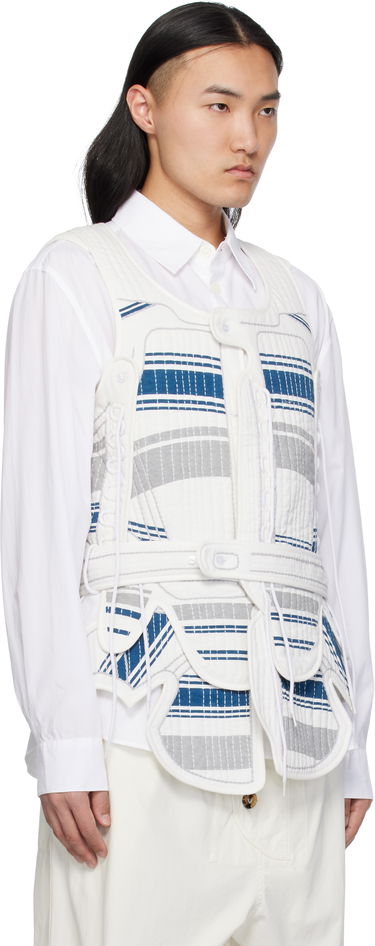 Жилет Craig Green Craig Green Hand-Embroidered Harness Vest білий | CGSS25CWOJKT85, 1
