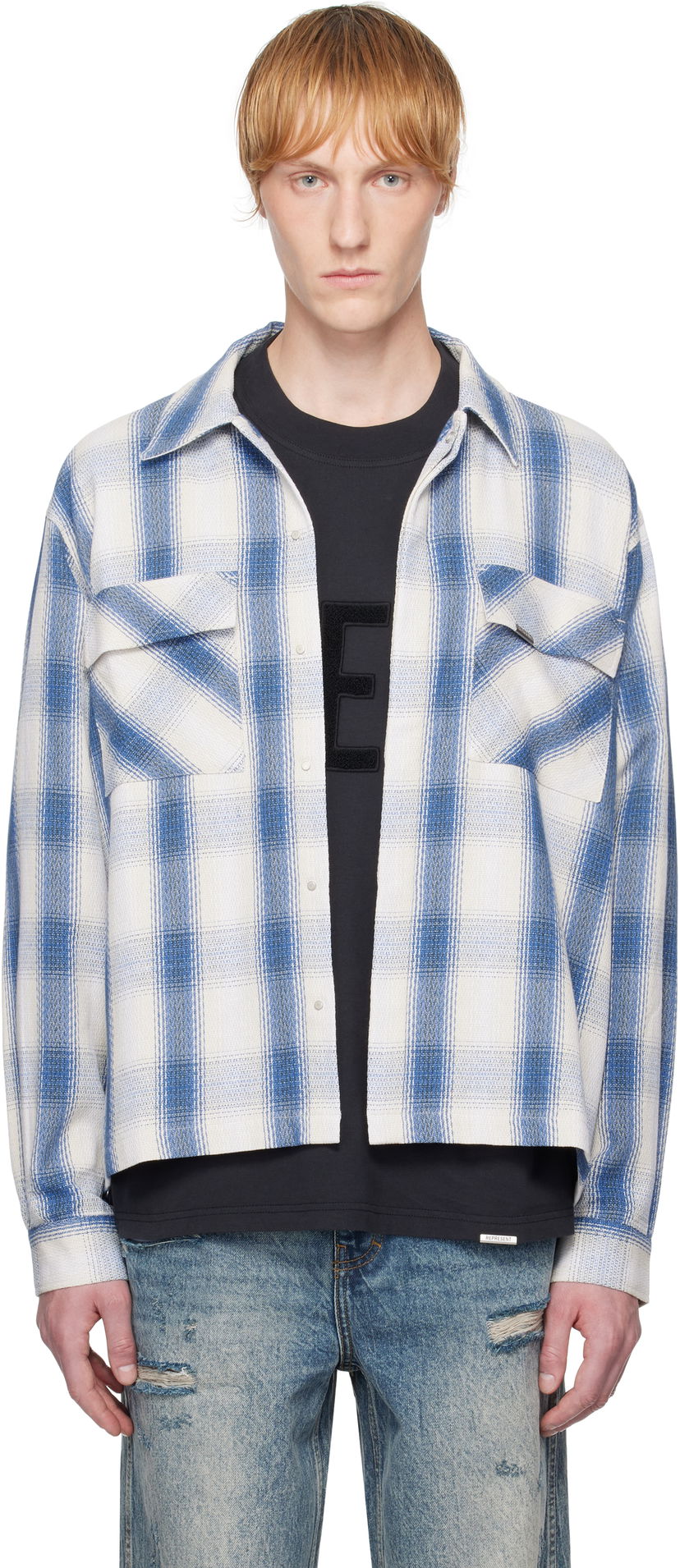 Сорочка Represent Clo Represent Season Flannel Shirt Синій | MLM2905