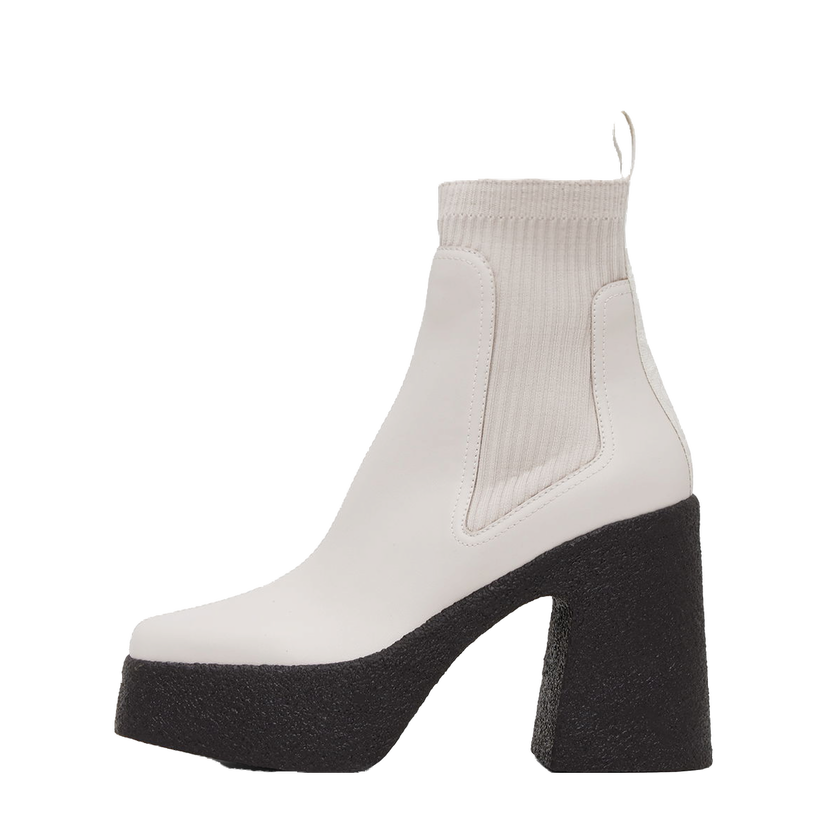 Кросівки та взуття Stella McCartney Skyla Heeled Sock Boots білий | 810440E00195
