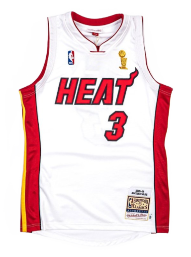 Джерсі Mitchell & Ness Miami Heat Dwyane Wade Finals Jersey білий | AJY44169-MHE05DWAWHIT