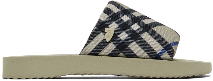 Кросівки та взуття Burberry Burberry Check Trek Sandals бежевий | 8101615