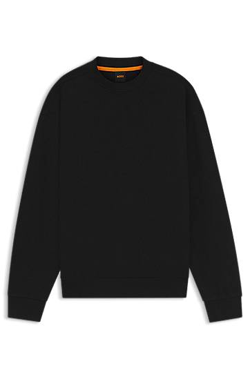 Світшоти BOSS Oversized Cotton Blend Sweatshirt чорний | 50543467