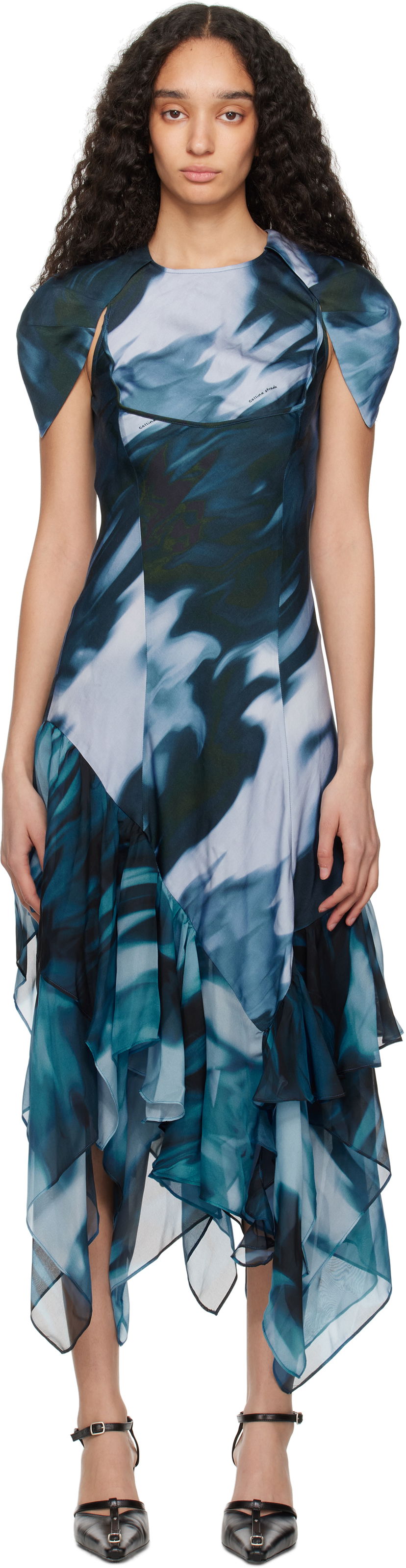 плаття Collina Strada Collina Strada Hillary Maxi Dress Синій | XX4005