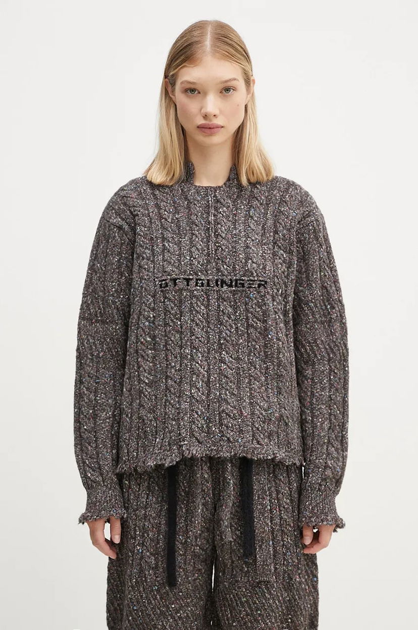 Cветр Ottolinger Ottolinger Knit Chunky Sweater Сірий | 1070201521