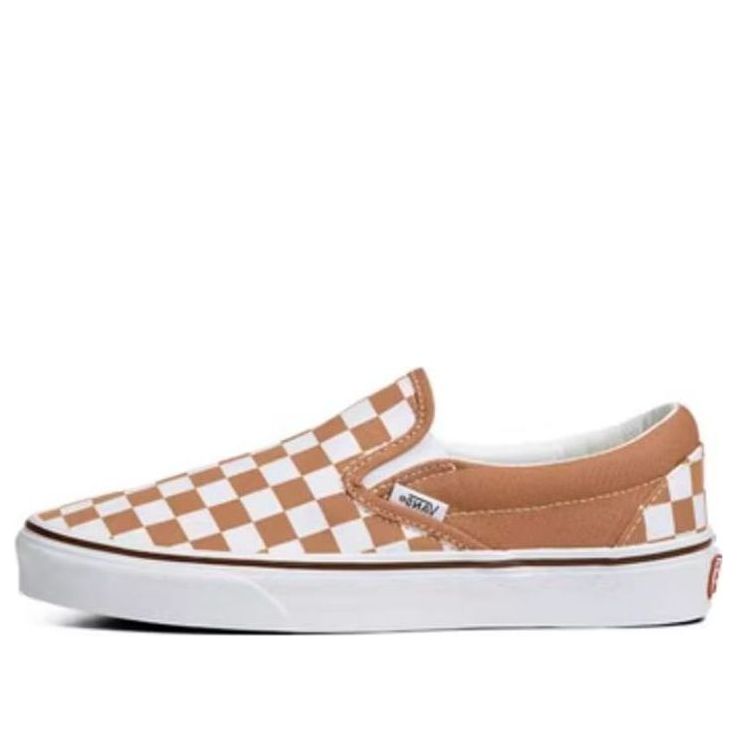 Кросівки та взуття Vans Classic Slip-On Color Theory Checkerboard Коричневий | VN0A5AO8BKQ