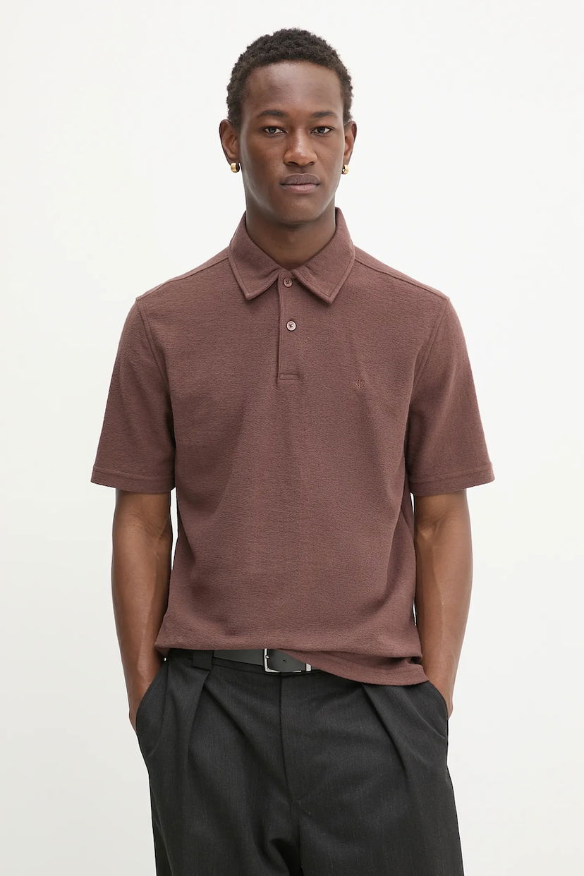 Сорочка поло Samsoe Samsoe Samsoe Samsoe SAKVISTBRO Polo Shirt Коричневий | M10000053