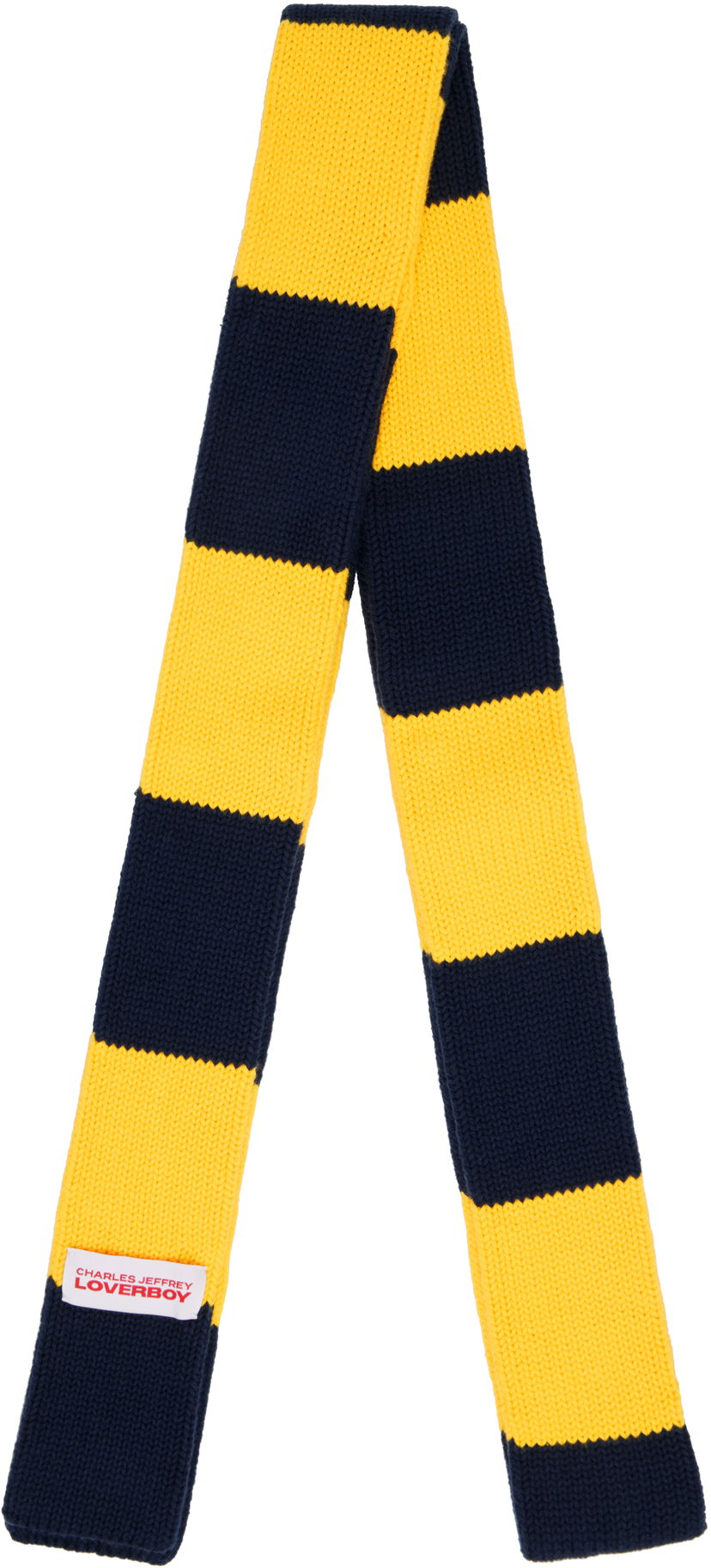 Шарф Charles Jeffrey Loverboy Charles Jeffrey LOVERBOY Knitted Striped Skinny Scarf Різнокольоровий | 54140802
