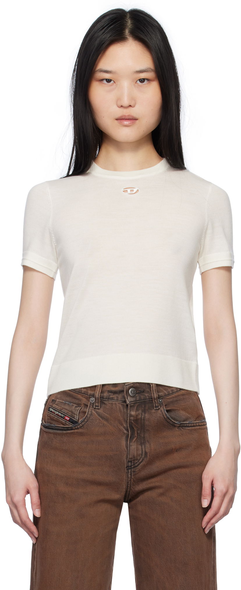 Футболка Diesel Diesel M-Aline T-shirt білий | A17501 0DCCH