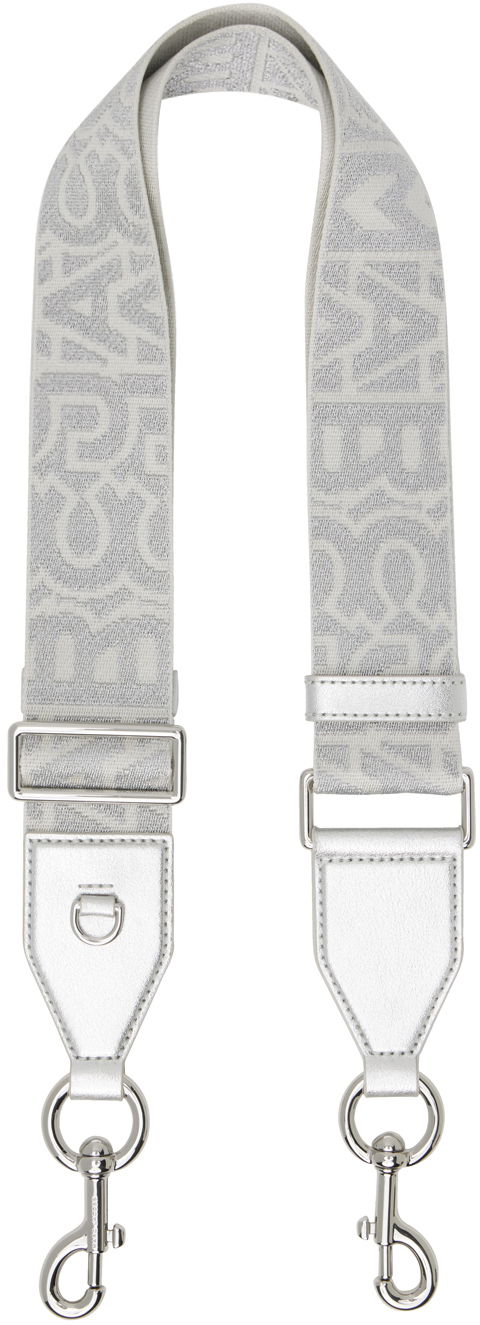 Аксесуари Marc Jacobs Marc Jacobs 'The Monogram Utility' Shoulder Strap білий | 2P3SST002S02