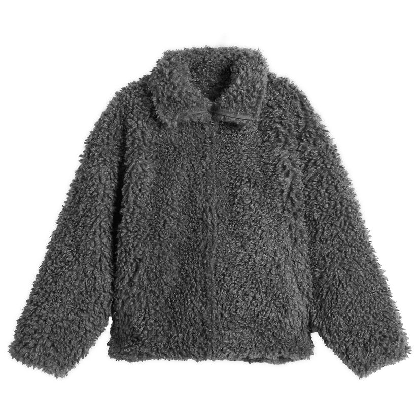 Куртка Acne Studios Felemmy Chunky Fleece Jacket, Size Large Сірий | A90687-AFH