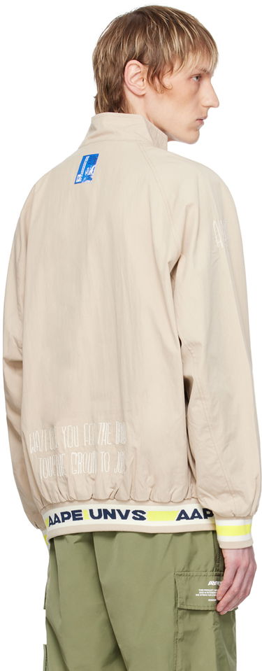 Куртка бомбер AAPE by A Bathing Ape AAPE by A Bathing Ape Lightweight Bomber Jacket бежевий | AAPLJM7643XXMBGE, 2