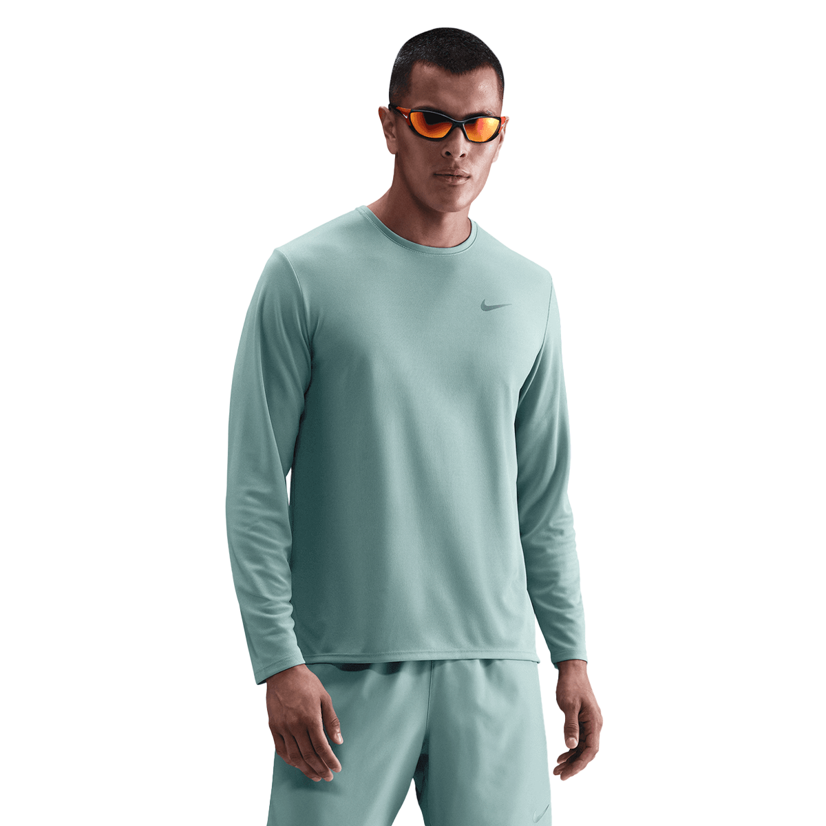Футболка Nike Miler Long-Sleeve Running Top Бірюзовий | FB7070-017, 0