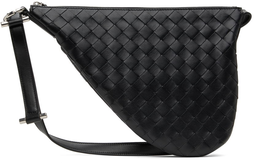 Сумка Bottega Veneta Bottega Veneta Small Virgule Crossbody Bag чорний | 755863 V2HL1