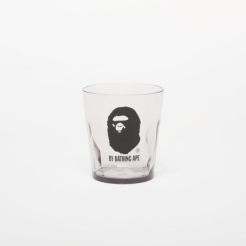 Пляшка для пиття BAPE Bathing Ape x Plakira Ape Head Glass Сірий | 001KAL301916MBLK