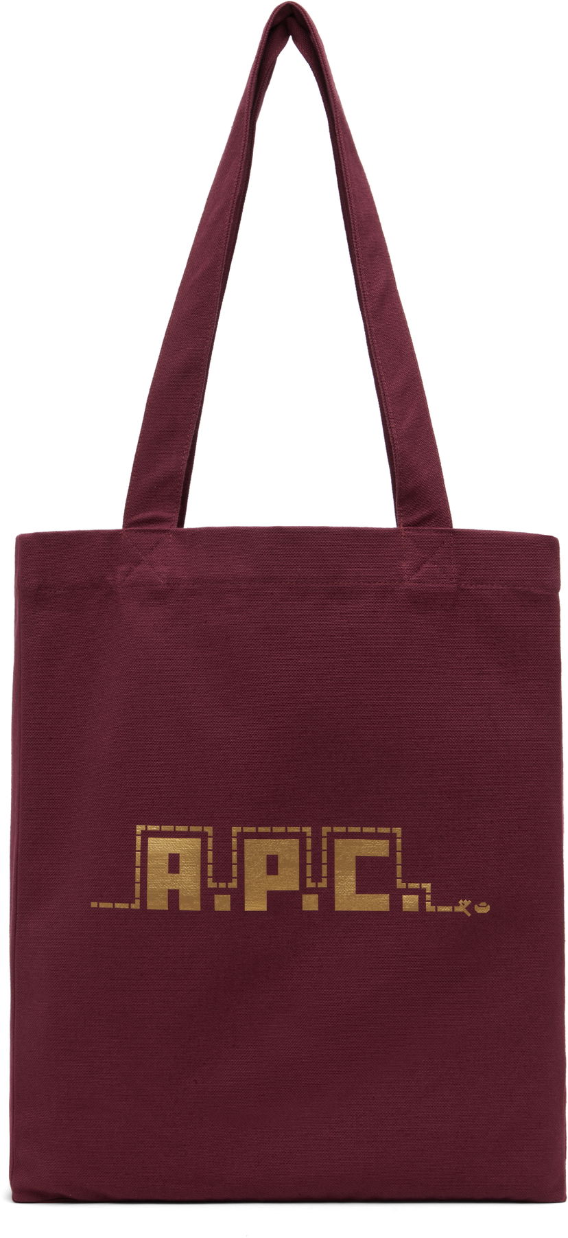 сумка-тоут A.P.C. Burgundy Lou Tote Bag Бордовий | COHHN-M67001