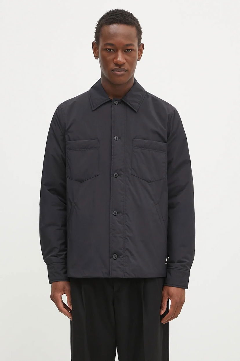 Пуховик Samsoe Samsoe Samsoe Samsoe Sapally Padded Overshirt чорний | M25100087