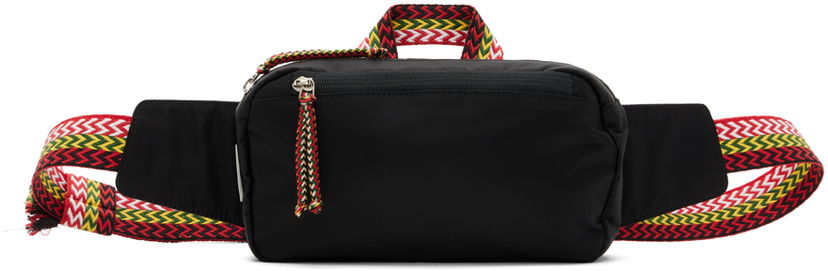Поясна сумка LANVIN Wake Curb Pouch чорний | LM-BGIB01-DAVI-P23