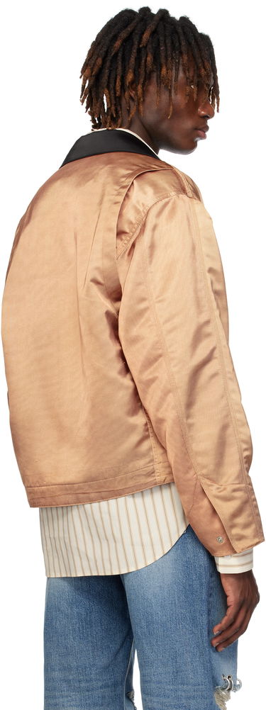 Куртка бомбер We11done We11done Printed Work Jacket Коричневий | WD-JK0-25-038-M-BG, 2