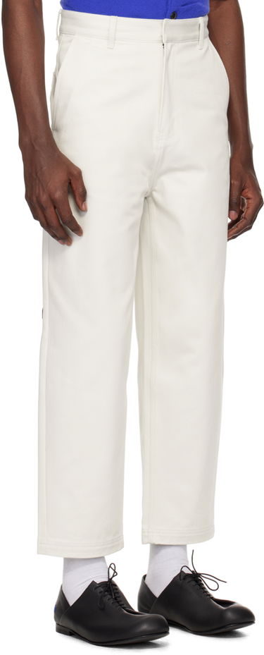 Штани ADER ERROR Patch Trousers білий | BMSGFYBT0101IV, 1