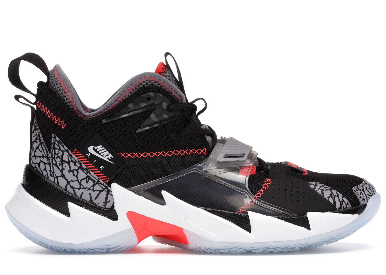 Кросівки та взуття Jordan Why Not Zer0.3 Black Cement чорний | CD3003-006/CD3002-006, 0