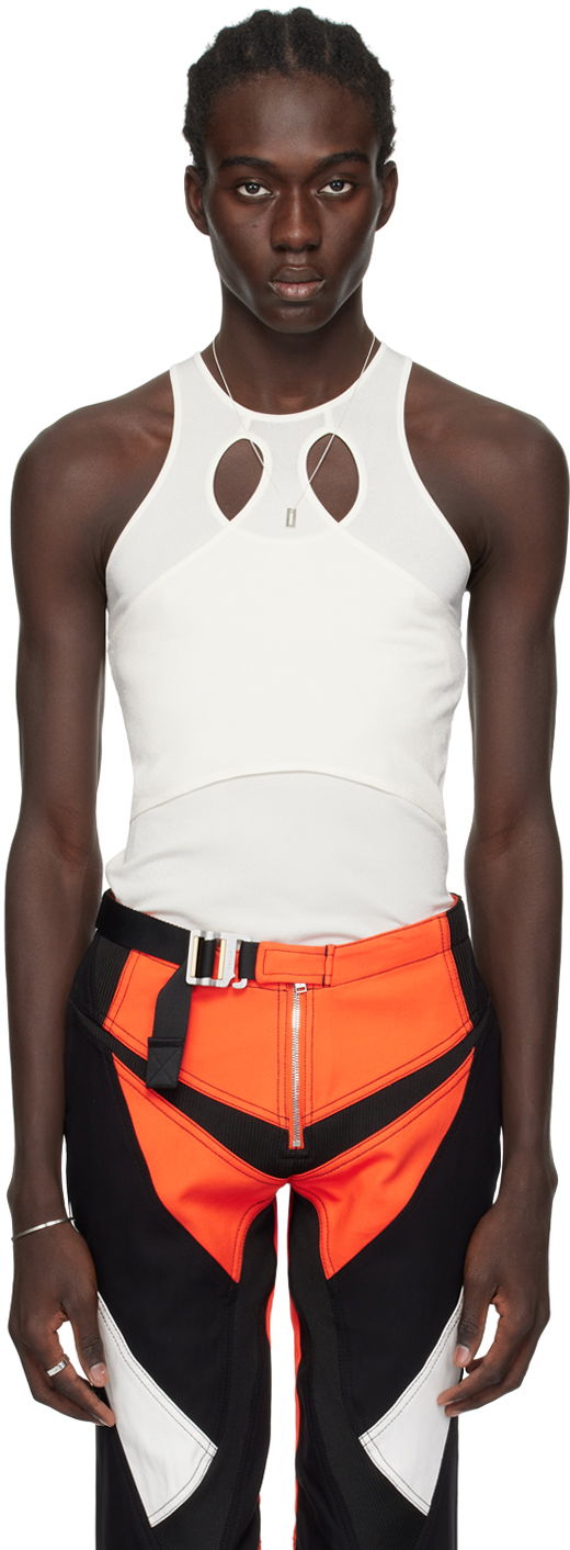 Безрукавка Dion Lee Mobius Loop Tank Top білий | C7243PS24