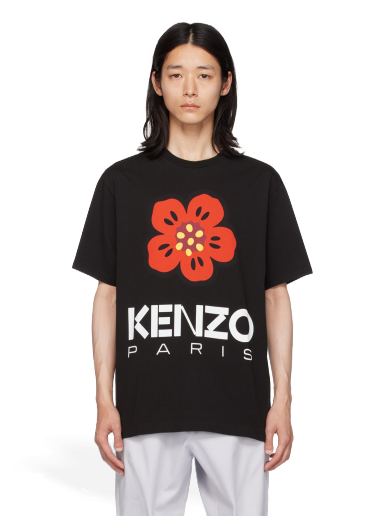 Футболка KENZO Paris Boke Flower чорний | FD55TS4454SO