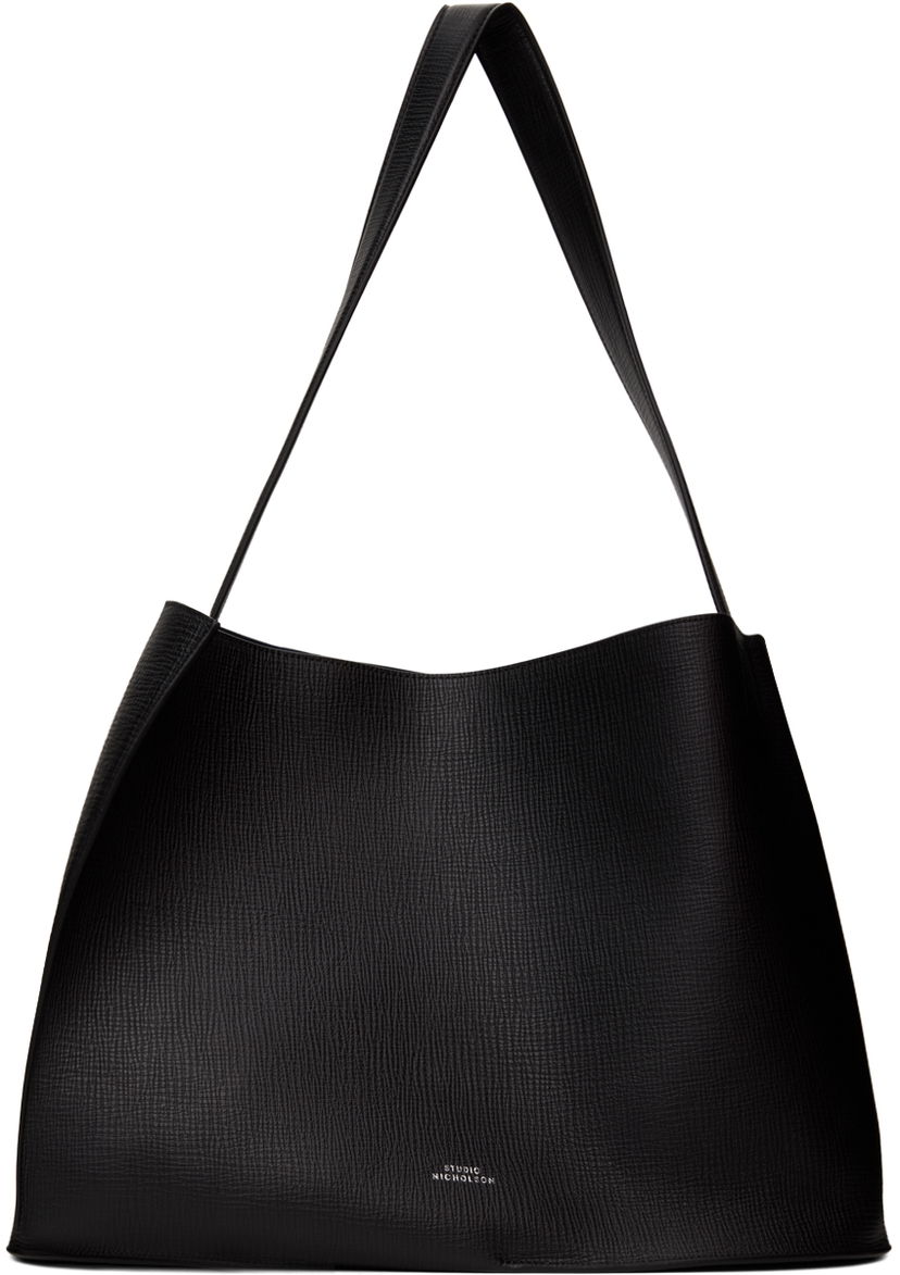 Сумочка Studio Nicholson Studio Nicholson Doublet Leather Tote Bag чорний | DOUBLET SN - 741