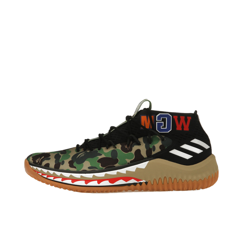 Кросівки та взуття adidas Originals Dame 4 A Bathing Ape Camo Різнокольоровий | AP9974
