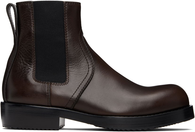 Кросівки та взуття Dries Van Noten Dries Van Noten Leather Chelsea Boots Коричневий | 252-021703-105