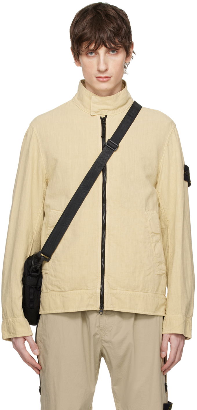 Куртка Stone Island Patch Jacket бежевий | 801542130