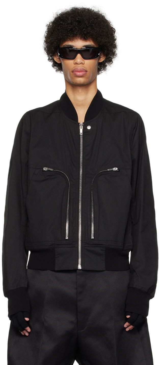 Куртка бомбер Rick Owens Bauhaus Bomber Jacket чорний | RU01D3791 TE
