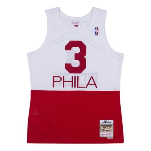 Джерсі Mitchell & Ness Mitchell & Ness Philadelphia 76ers Allen Iverson Swingman Jersey білий | SMJYAC19165-P76WHRD03AIV
