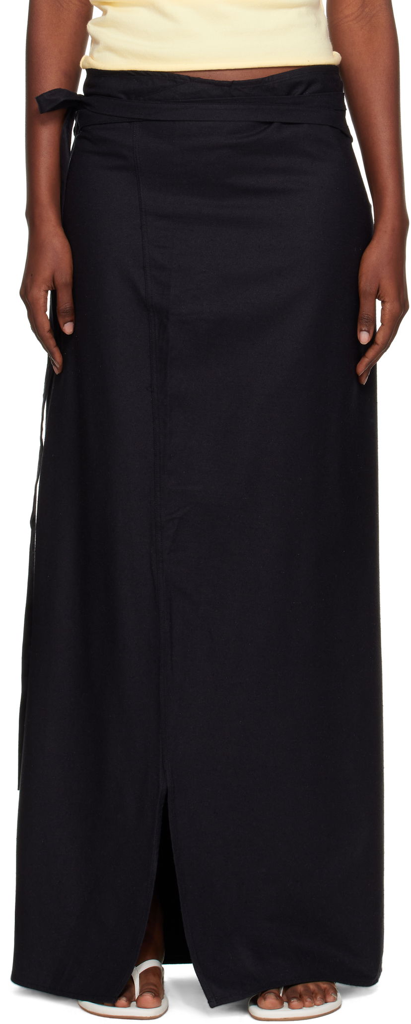 Спідниця Baserange Baserange Venn Maxi Wrap Skirt чорний | SSVE-WS-AU25