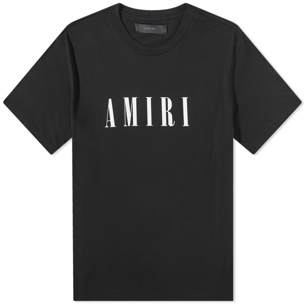 Футболка AMIRI Core Logo Tee чорний | PXMJLT001-001, 0
