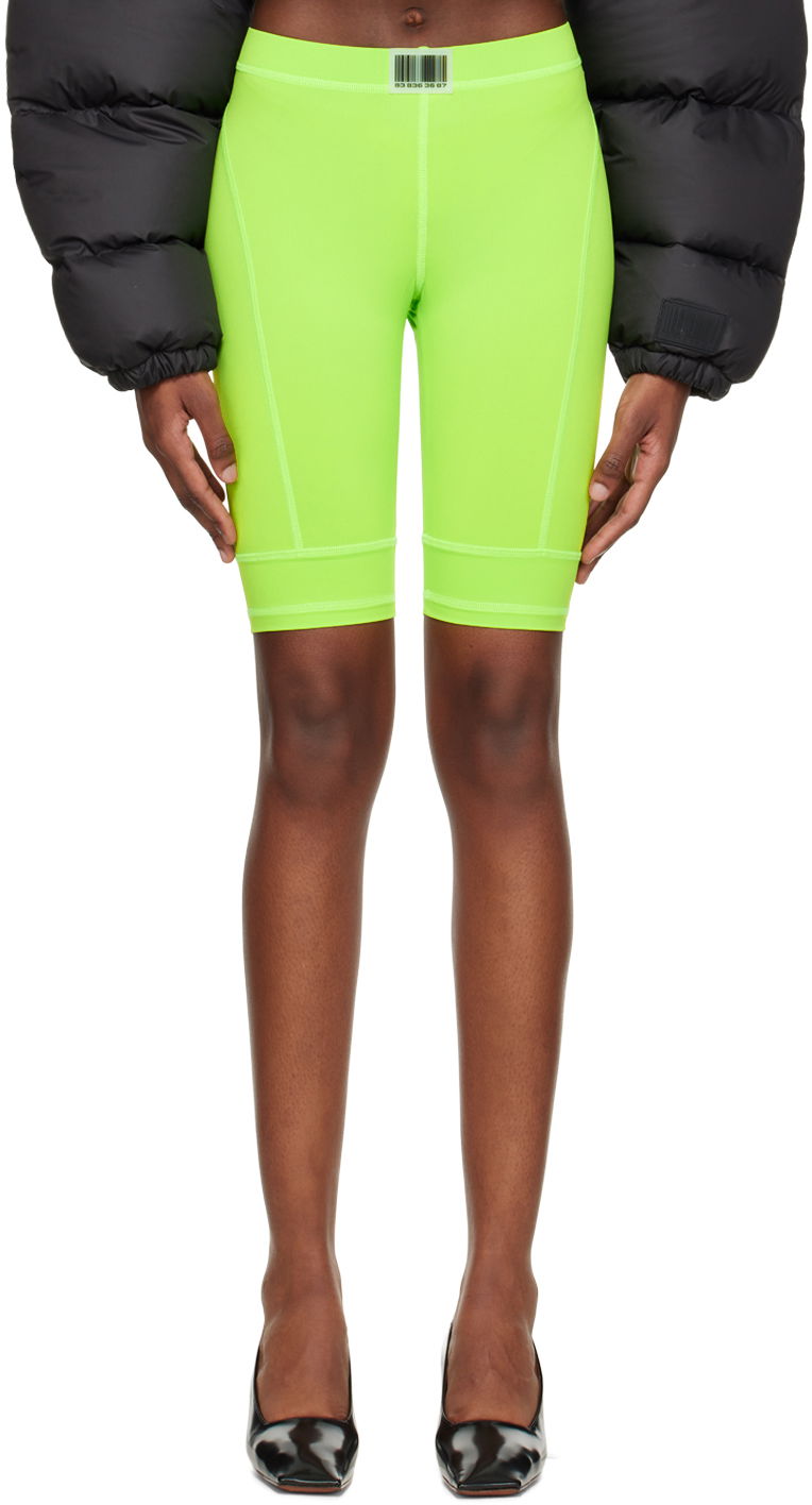 Шорти VETEMENTS VTMNTS Patch Bike Shorts Зелений | VL14AT400E